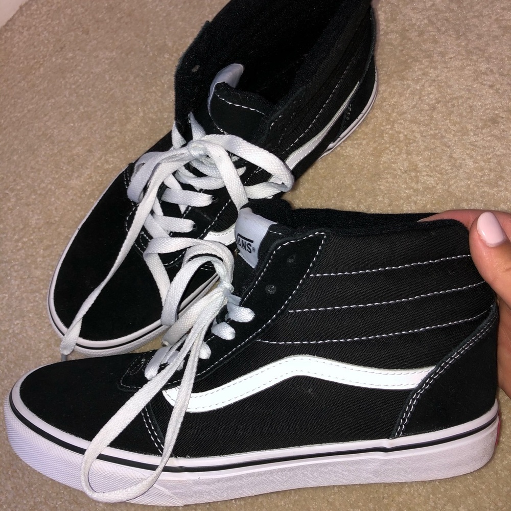 Black high top vans